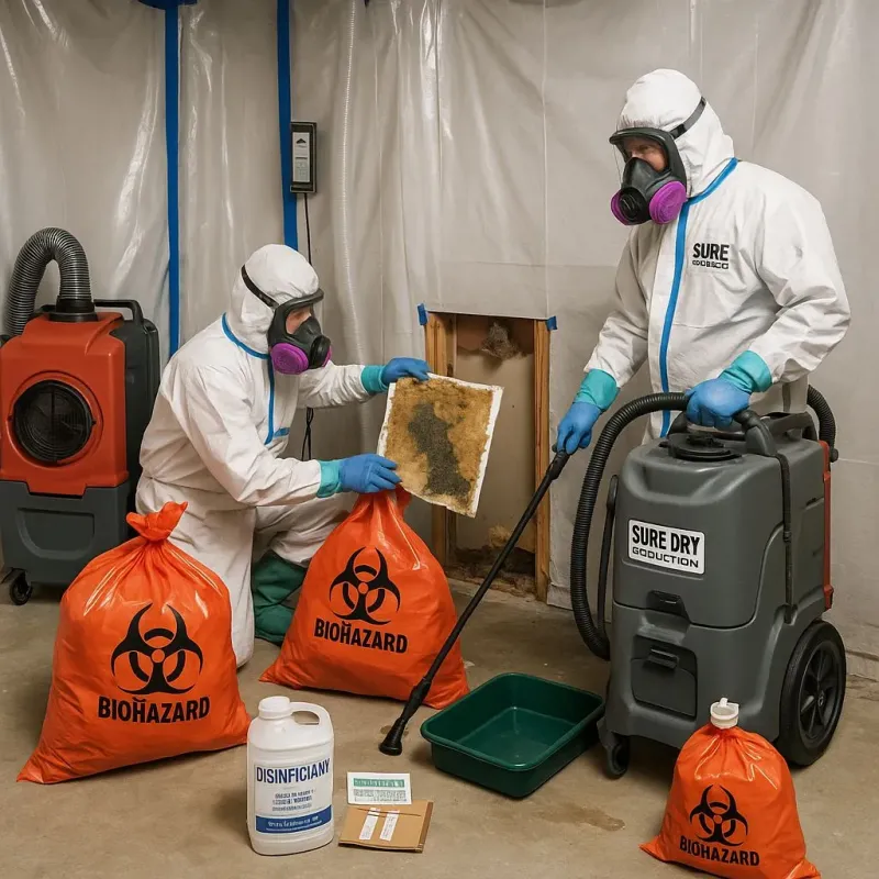 Contaminated Water Handling Protocols process in Highlands, TX