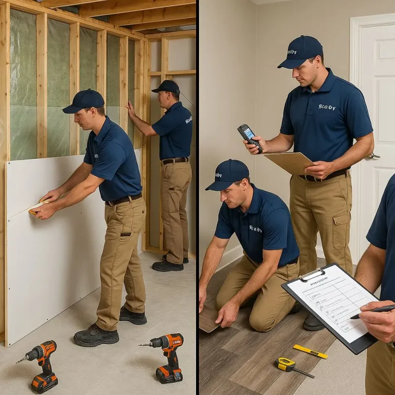 Repairs and Reconstruction process in Highlands, TX