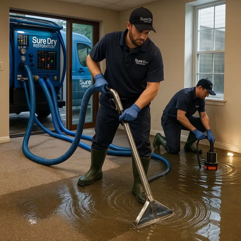 Water Extraction and Removal process in Highlands, TX